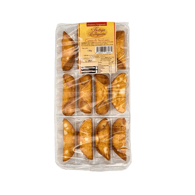 Mini Siciliaanse Gevulde Cannoli La Bottega Buongustai 130g