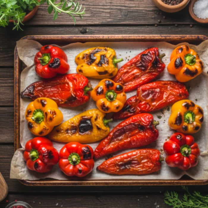 Poivrons farcis au four maison selon la recette traditionnelle de Maria Pia