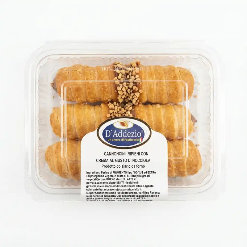 Cannoncini D’Addezio – Hazelnut Crème (200g) 