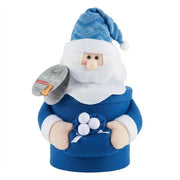 Pandoro Vanoir Dolci Auguri 750g gepresenteerd in een blauwe kerstknuffel