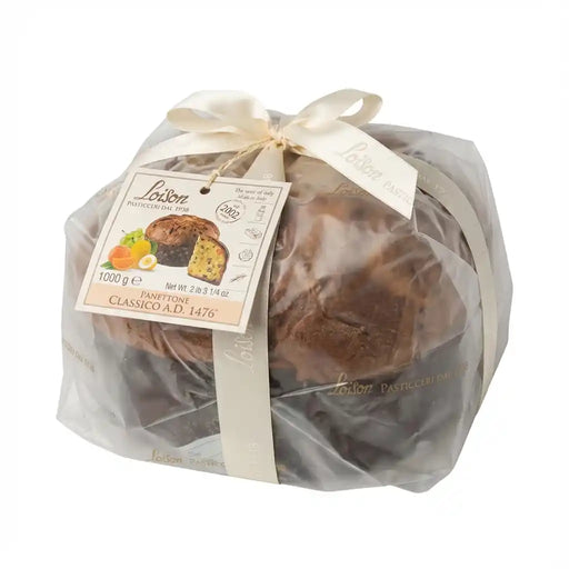 Panettone Classique Loison A.D. 1476 - Italiaanse traditionele recept, verpakt met etiket, 1kg verpakking