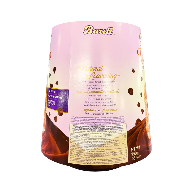 Vue arrière mettant en évidence les ingrédients et informations nutritionnelles