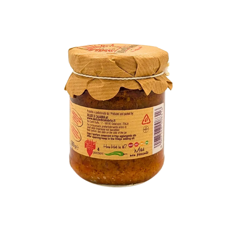 Rode Pesto Calabrese Saus Delizie di Calabria 180g