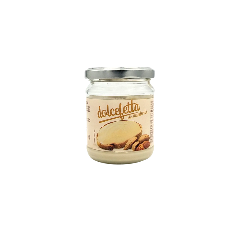 Pot de crème d'amande Dolcefetta alla Mandorla 180g - pâte à tartiner sicilienne