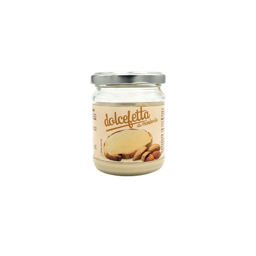 Pot de crème d'amande Dolcefetta alla Mandorla 180g - pâte à tartiner sicilienne