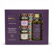 Coffret herbes et épices La Dolce Vita by Montosco présenté avec une focaccia maison, huile d’olive aux herbes, origan italien et piment chili