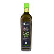 Bouteille d'huile d'olive extra vierge Toscano IGP Morettini 750ml, extraite à froid.
