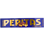 Vue avant de la tablette Peritas Pernigotti au chocolat au lait avec des noisettes entières, 250g.